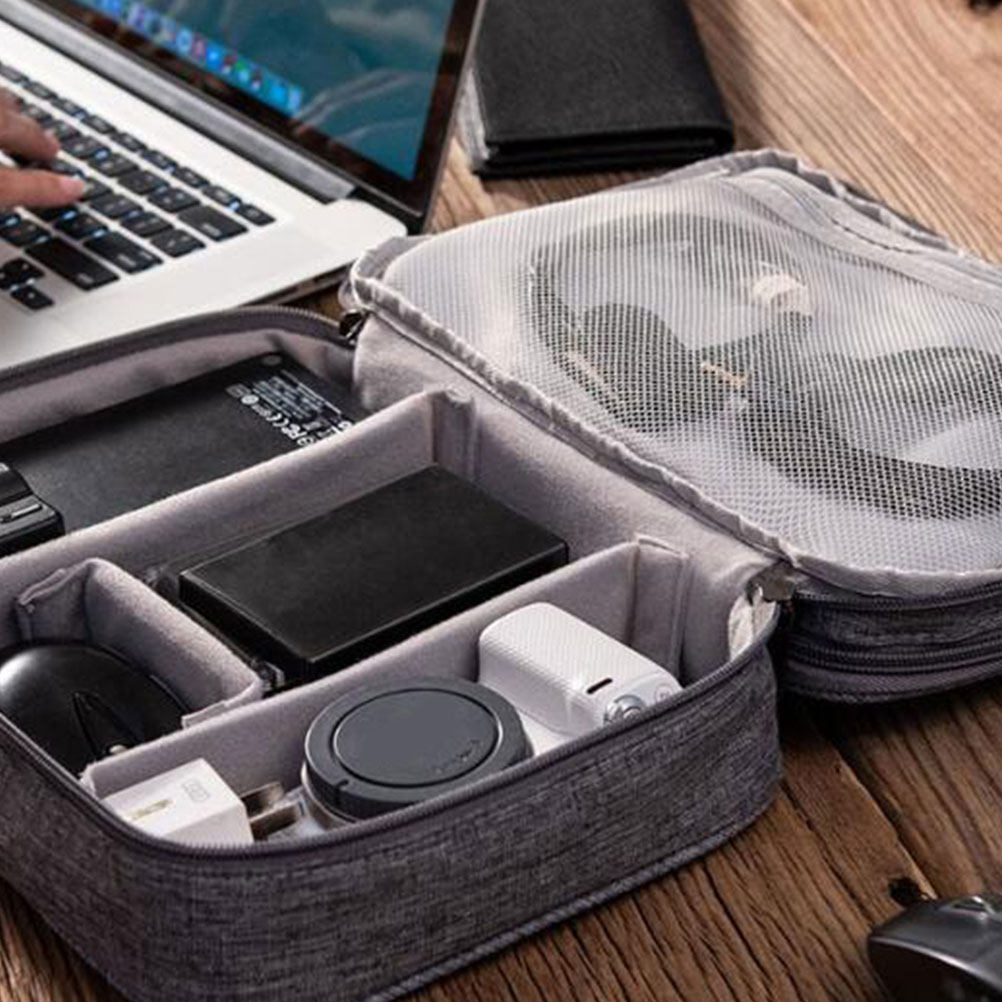 Tech Accessories Travel Organizer Pouch - Organisateur de sacs d'emballage numérique, pochette