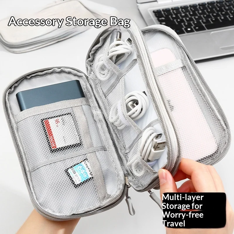Tech Accessories Case - Sac de rangement pour câbles de