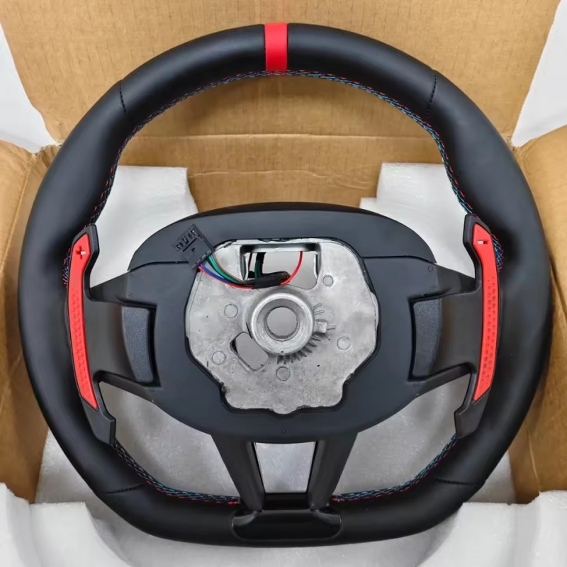 Volant de voiture en cuir et f - Tech Car Accessories avis et prix