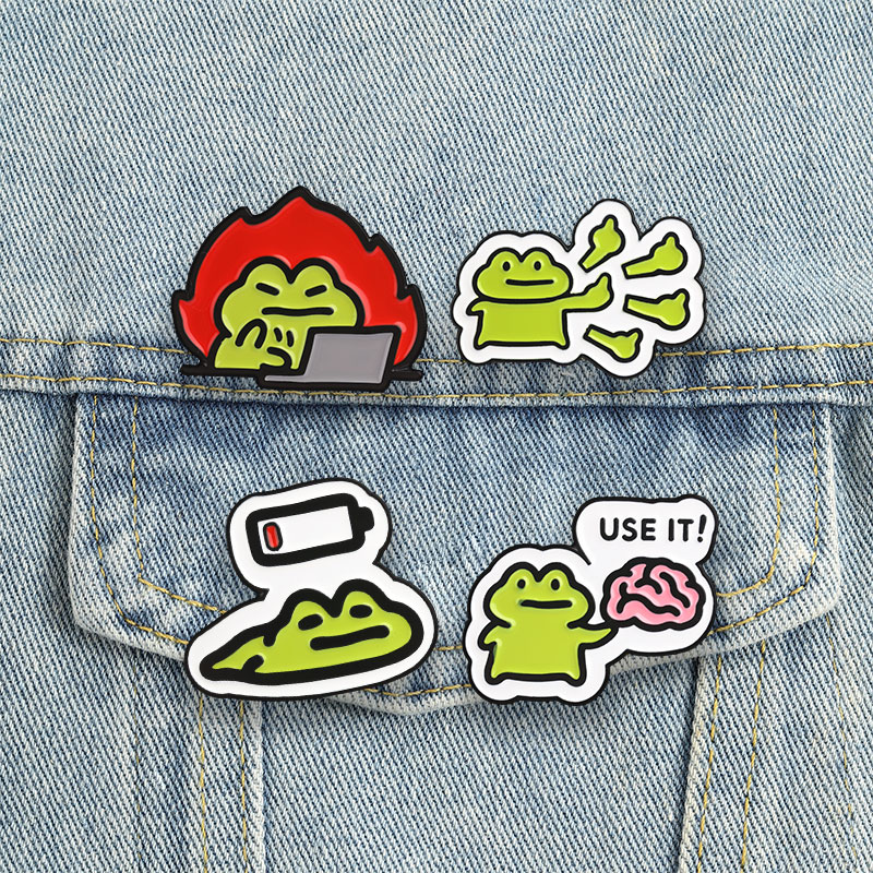 Badges drôles en forme de gren - Kawaii Tech Accessories avis et prix