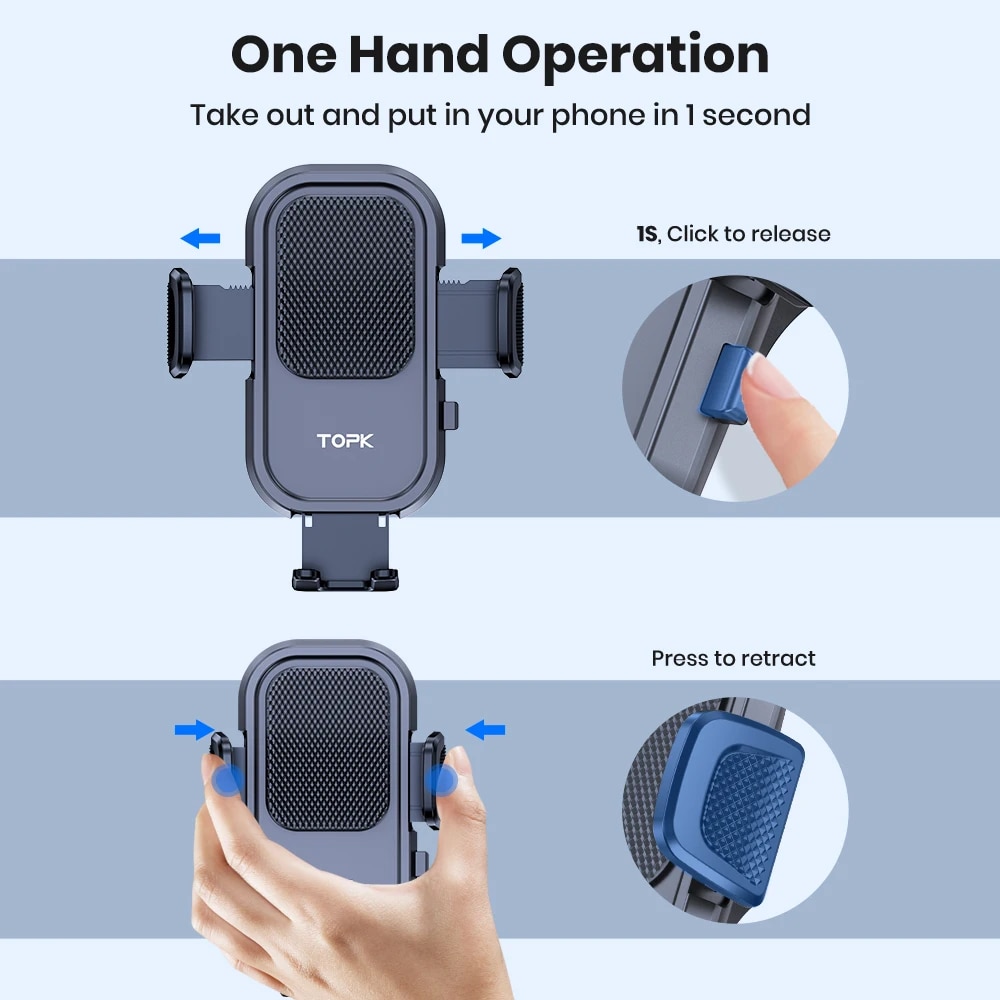 TOPK-Support de téléphone de v - Mobile Tech Accessories avis et prix